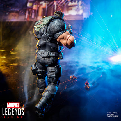 Punisher Marvel Legends 6-Inch Figure — Back View Showing Armor and Backpack Detail