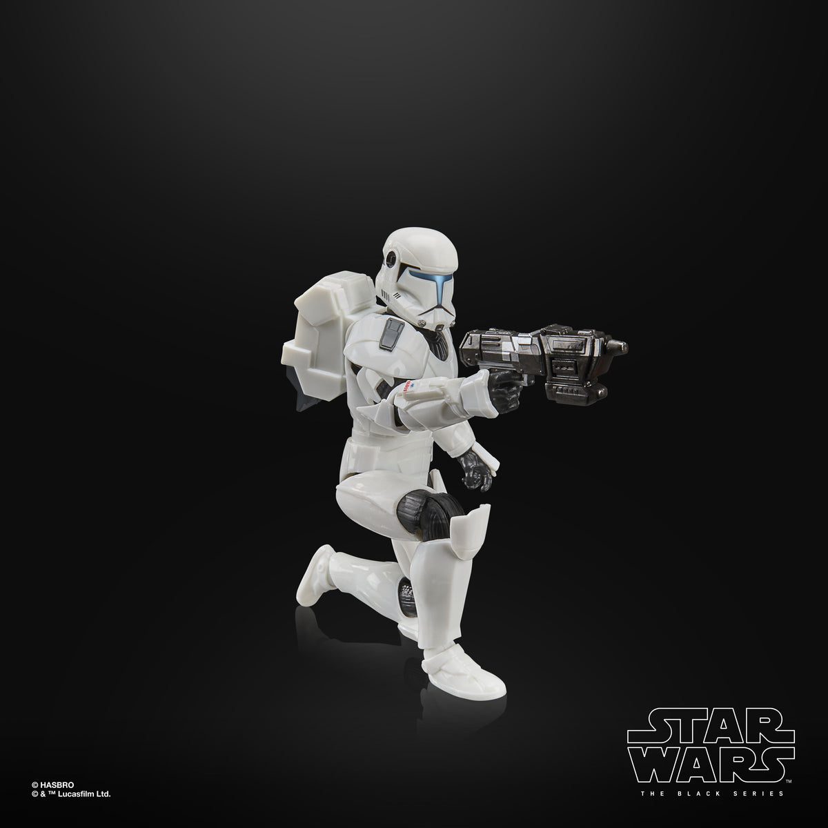 Clone Commando Black Series 6-Inch Figure — Kneeling Combat Pose with Blaster