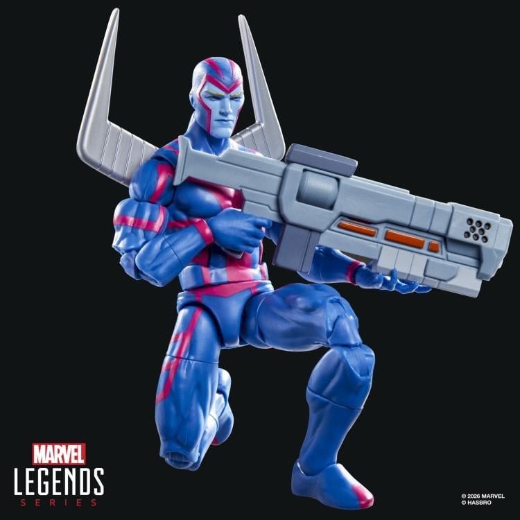 Archangel X-Men '97 Marvel Legends 6-Inch Figure — Articulation Pose Crouching with Blaster