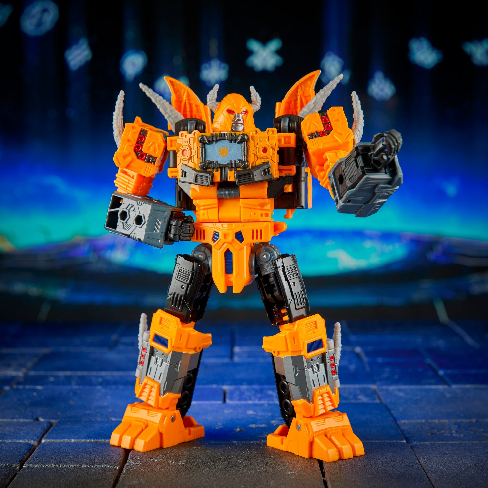Herald of Unicron Age of the Primes Leader Class Figure — Front View Unarmed Robot Mode