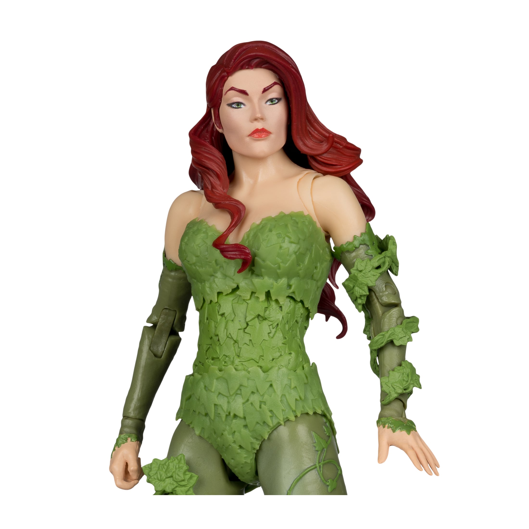 Poison Ivy DC Multiverse Collector Edition 7-Inch Figure — Figure Detail Head and Torso Close-Up