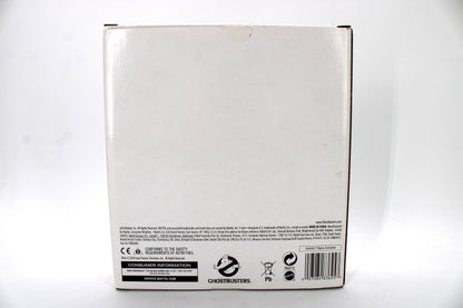 Peter Venkman Retro-Action The Real Ghostbusters Figure — Back View of Outer Box with Legal Text and Ghostbusters Logo