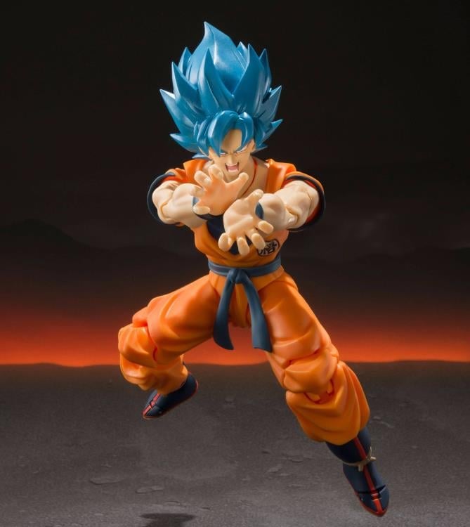 Goku S.H.Figuarts 5.5-Inch Figure — Kamehameha Charge Pose Detail