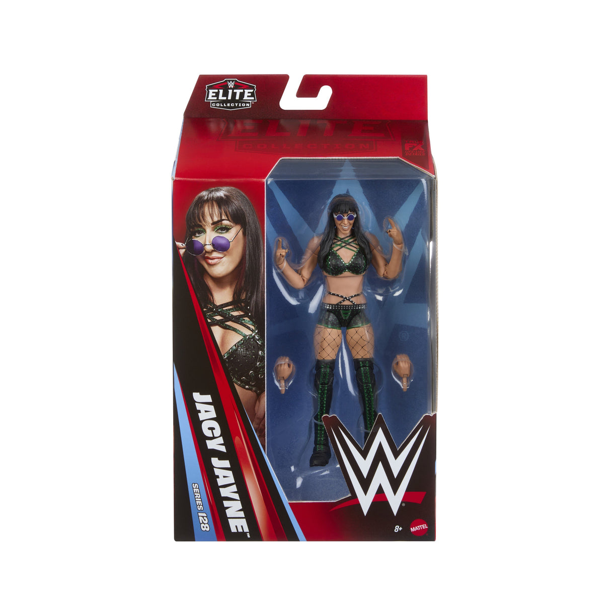 Jacy Jayne WWE Elite Series 128 6-Inch Figure — Package Front Box Art