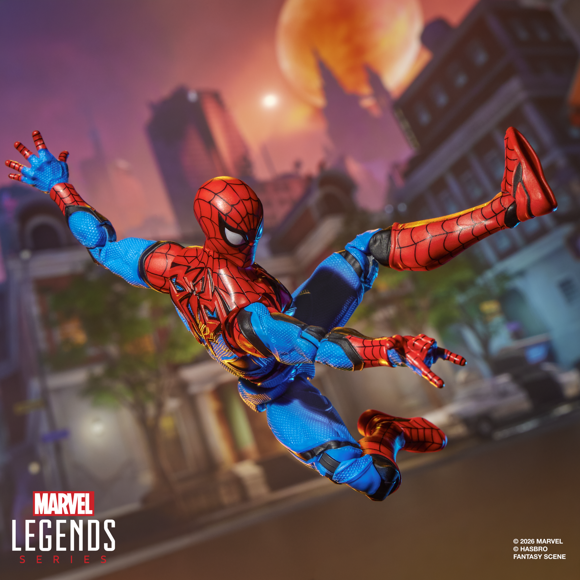Spider-Man Marvel Legends Marvel Rivals 6-Inch Figure — Articulation Pose Airborne