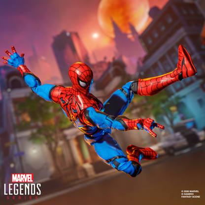 Spider-Man Marvel Legends Marvel Rivals 6-Inch Figure — Articulation Pose Airborne