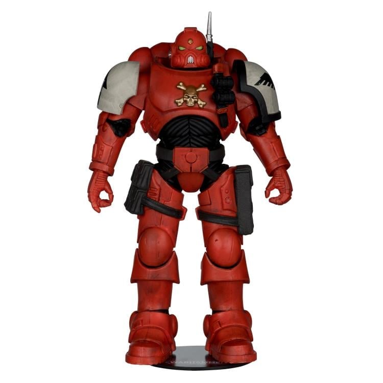 Blood Ravens Infiltrator Warhammer 40K Dawn of War IV 7-Inch Figure — Figure Detail Front View on Base