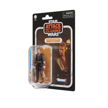 Anakin Skywalker Padawan Vintage Collection 3.75-Inch Figure — Package Angled View Bubble Detail