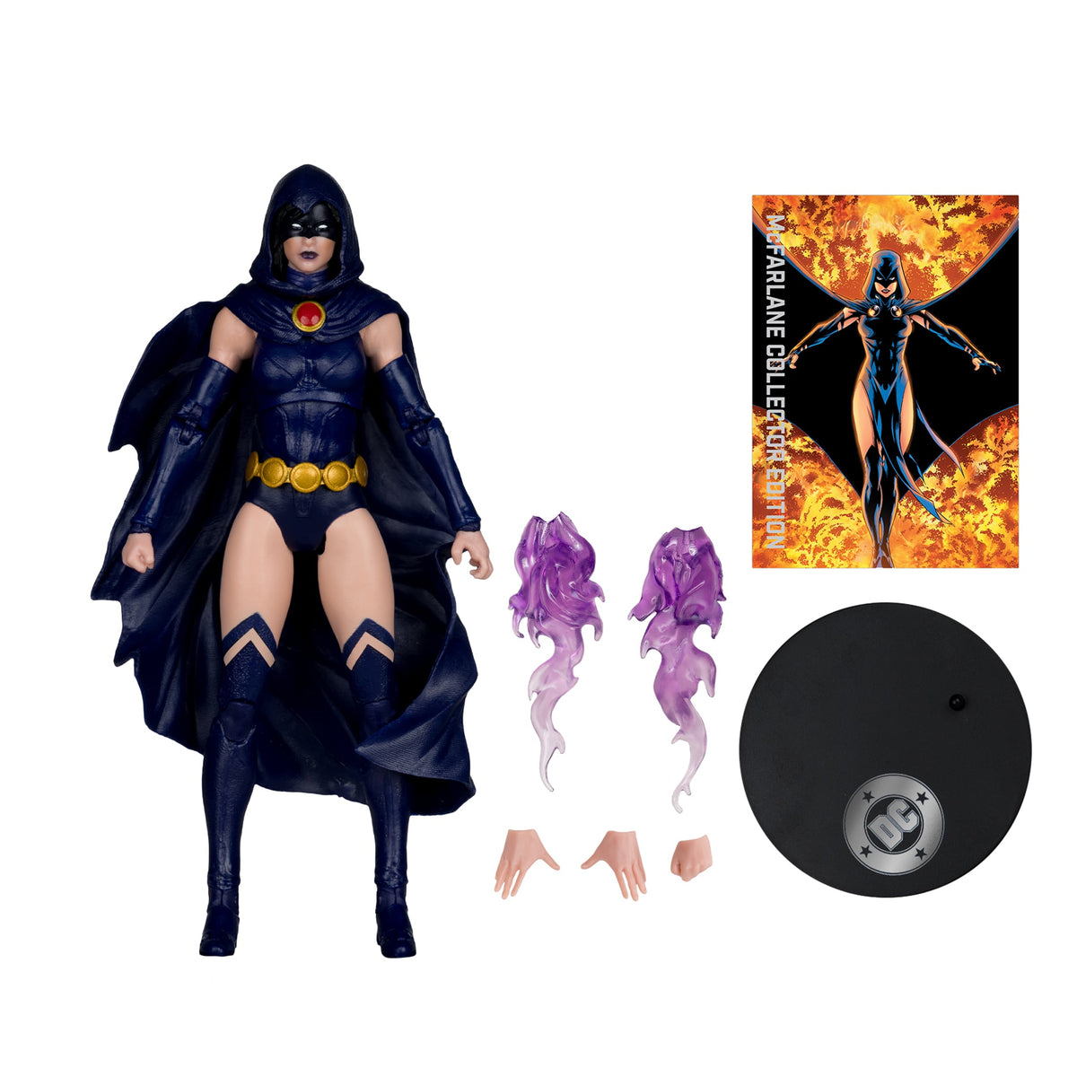Raven DC Multiverse Collector Edition 7-Inch Figure — Accessories Included Display