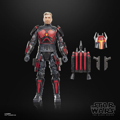 Gar Saxon Black Series 6-Inch Figure — Out of Box with All Accessories Displayed