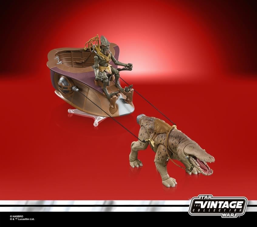 Orray & Geonosian Picador Vintage Collection 3.75-Inch Set — Overhead Angle View Showing Chariot Detail