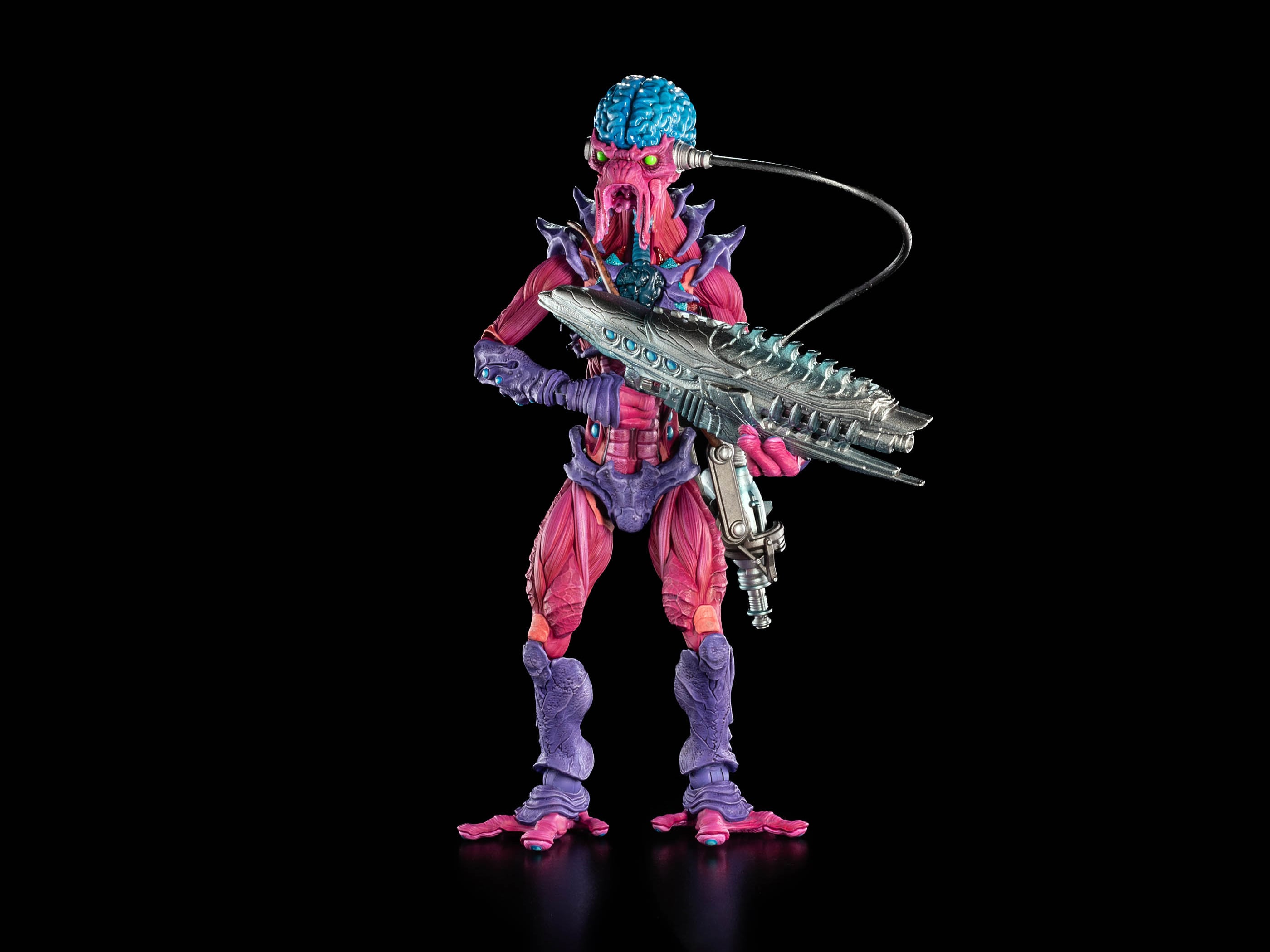 Zorrtexx Cosmic Legions 6-Inch Figure — Front Three-Quarter View with Alien Rifle