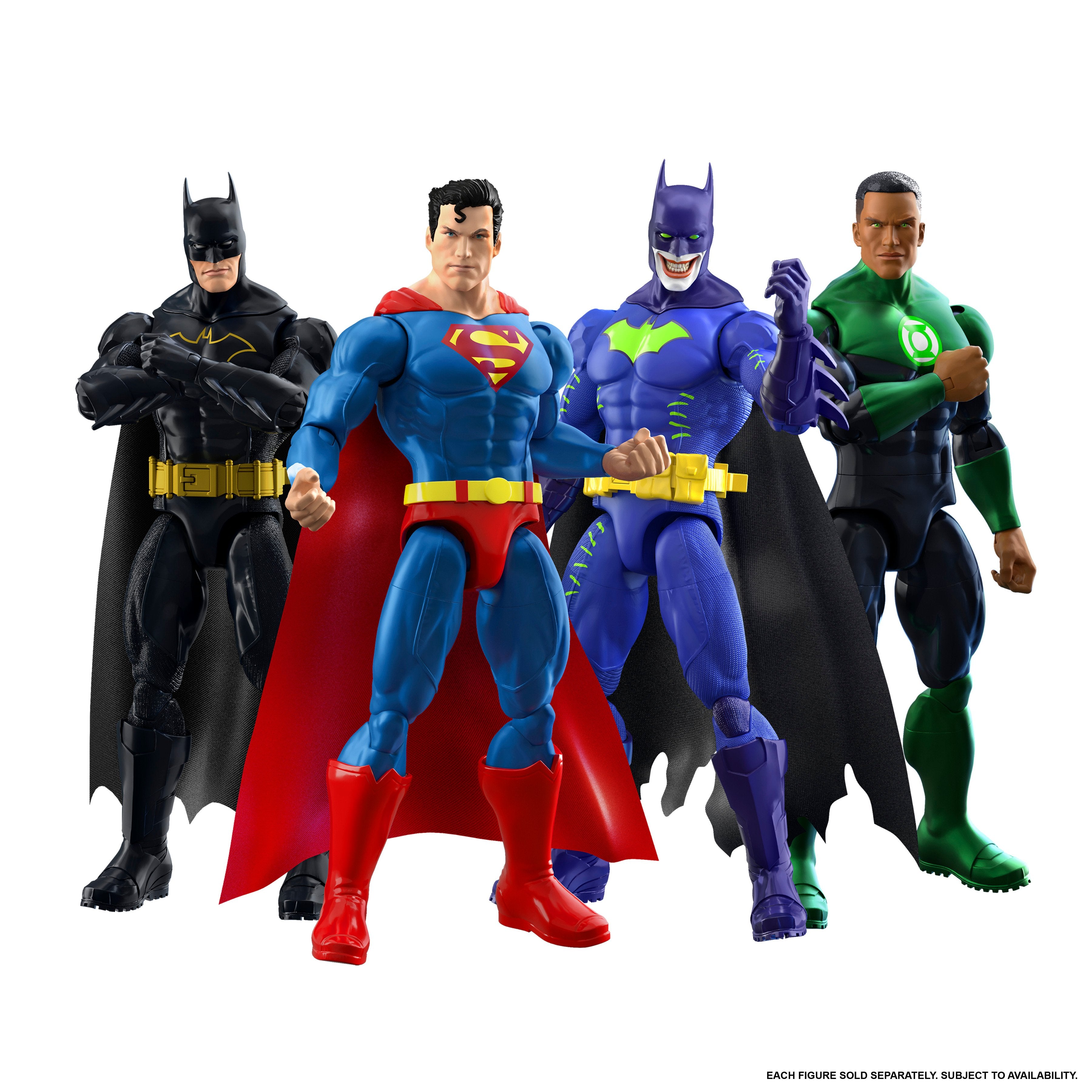 Superman DC Premier 6-Inch Figure — DC Premier Wave Group Shot with Batman Green Lantern
