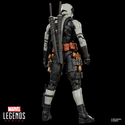 Deadpool Concept Art Marvel Legends 6-Inch Figure — Back View Katanas Sheathed Detail