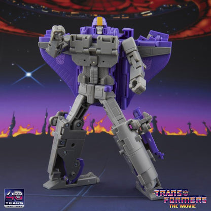 Astrotrain Studio Series 86 Leader Figure — Robot Mode Three-Quarter View Left Side Articulation Pose