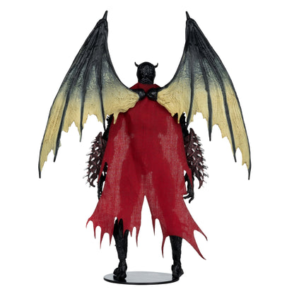 Nightmare Spawn Classic 7-Inch Figure — Back View Showing Wing Underside and Red Fabric Cape