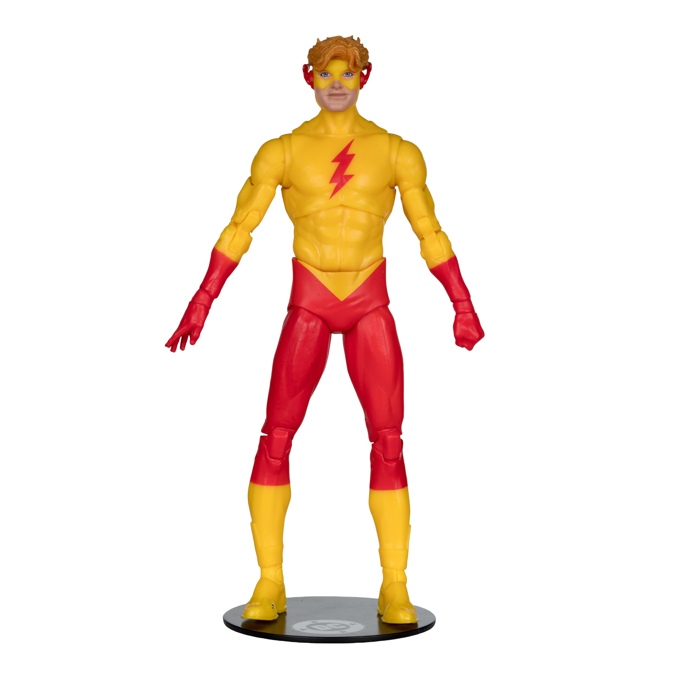 Kid Flash DC Classic Multiverse 7-Inch Figure — Front View on Figure Base