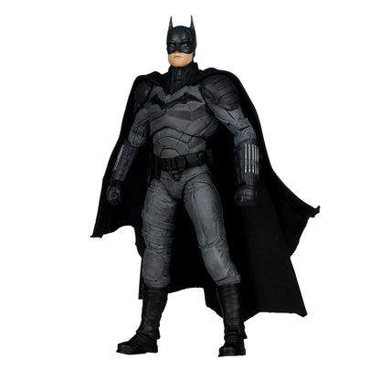 Batman 2022 DC Multiverse 7-Inch Deluxe Theatrical Edition Figure — Out of Box Front View