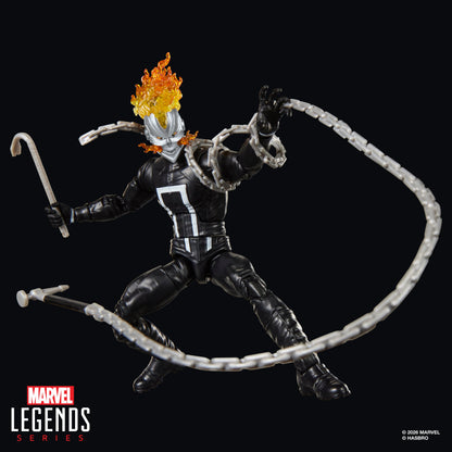 Ghost Rider Robbie Reyes Marvel Legends 6-Inch Figure — Articulation Pose Wide Stance Chain Whip