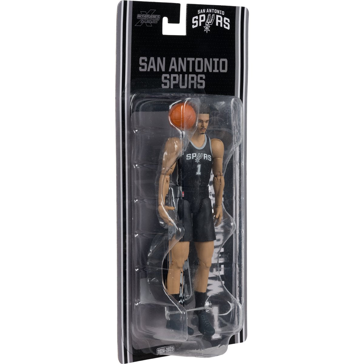 Victor Wembanyama McFarlane SportsPicks 6-Inch Figure — Package Side View Sealed Blister Card