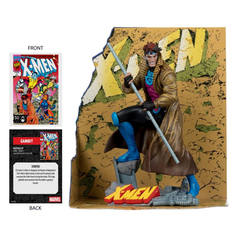 Gambit Marvel Comics 1/10 Scale Statue — Contents Display with Art Card Front and Back