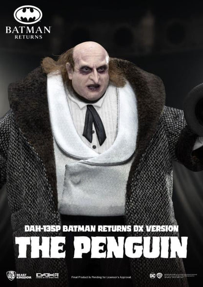 Penguin DAH-135P Batman Returns DX 8-Inch Figure — Figure Detail Head and Torso Close-Up