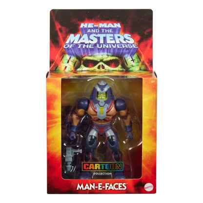 Man-E-Faces MOTU Origins 200X Deluxe 5.5-Inch Figure — Package Front Cartoon Collection Box Art