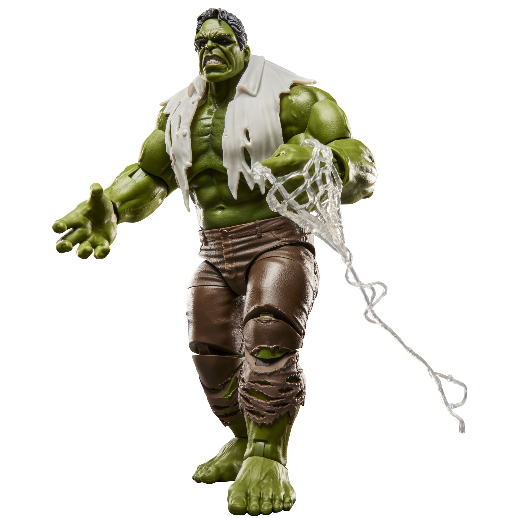 Hulk Brand New Day Marvel Legends 6-Inch Figure — Figure Detail Holding Web Net Accessory