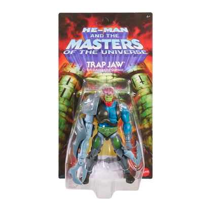 Trap Jaw MOTU Origins 200X 5.5-Inch Figure — Card Front Retro Blister Package