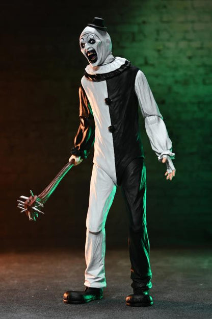 Art the Clown Terrifier 2 NECA Ultimate 7-Inch — Side View Wielding Club Accessory