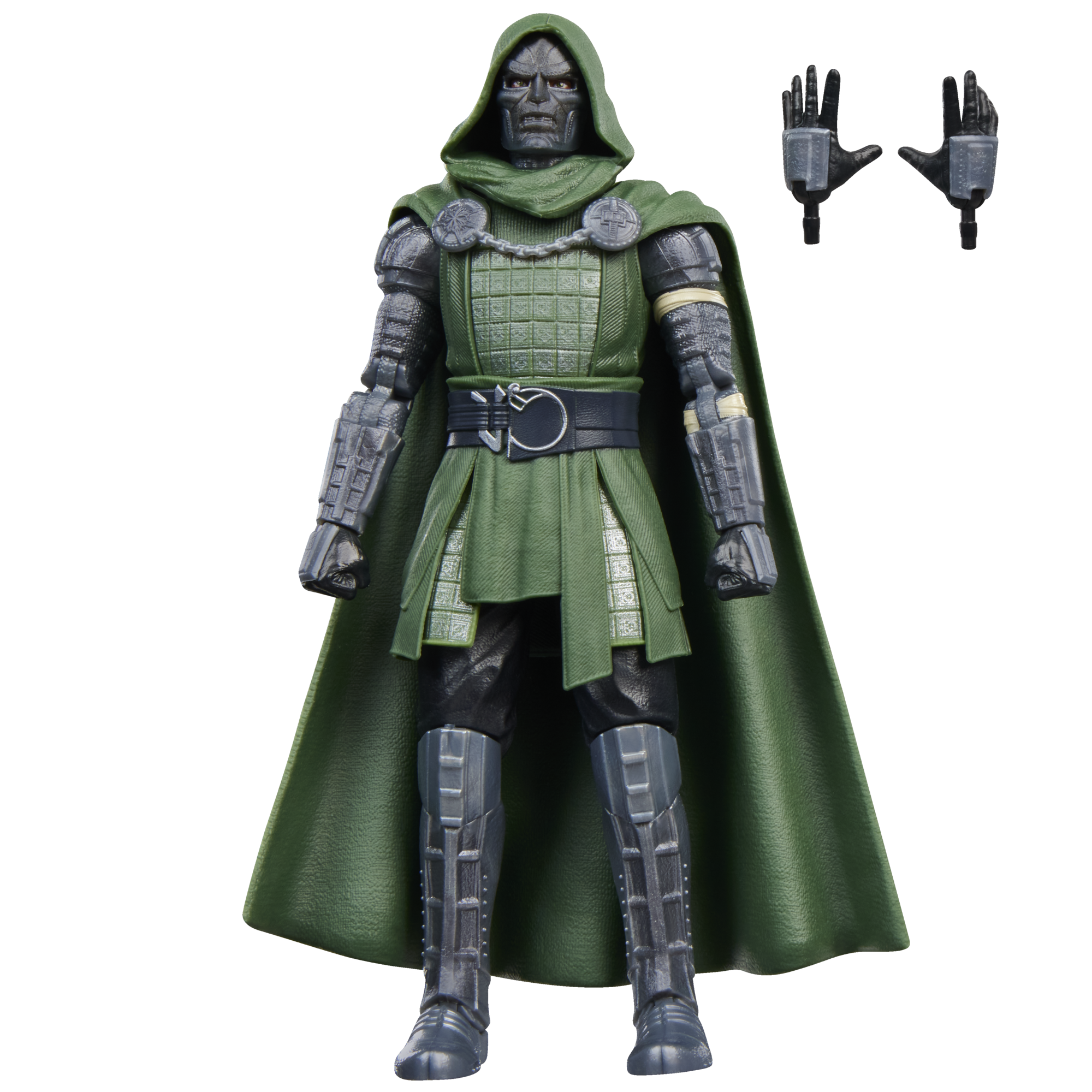 Doctor Doom Marvel Legends 6-Inch Figure — Out of Box with Alternate Hands Accessories