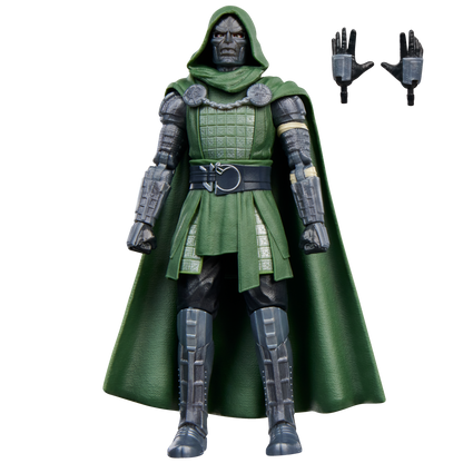 Doctor Doom Marvel Legends 6-Inch Figure — Out of Box with Alternate Hands Accessories