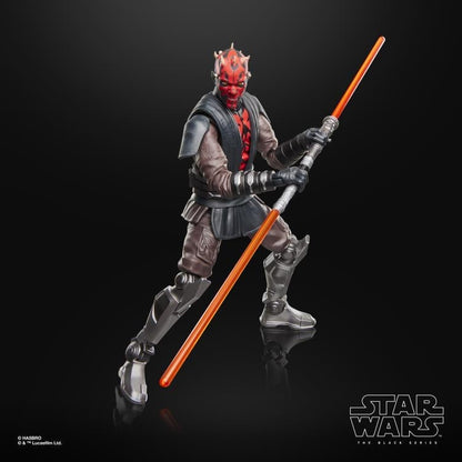 Maul Shadow Lord Black Series 6-Inch Figure — Out of Box Action Pose with Single Blade Extended