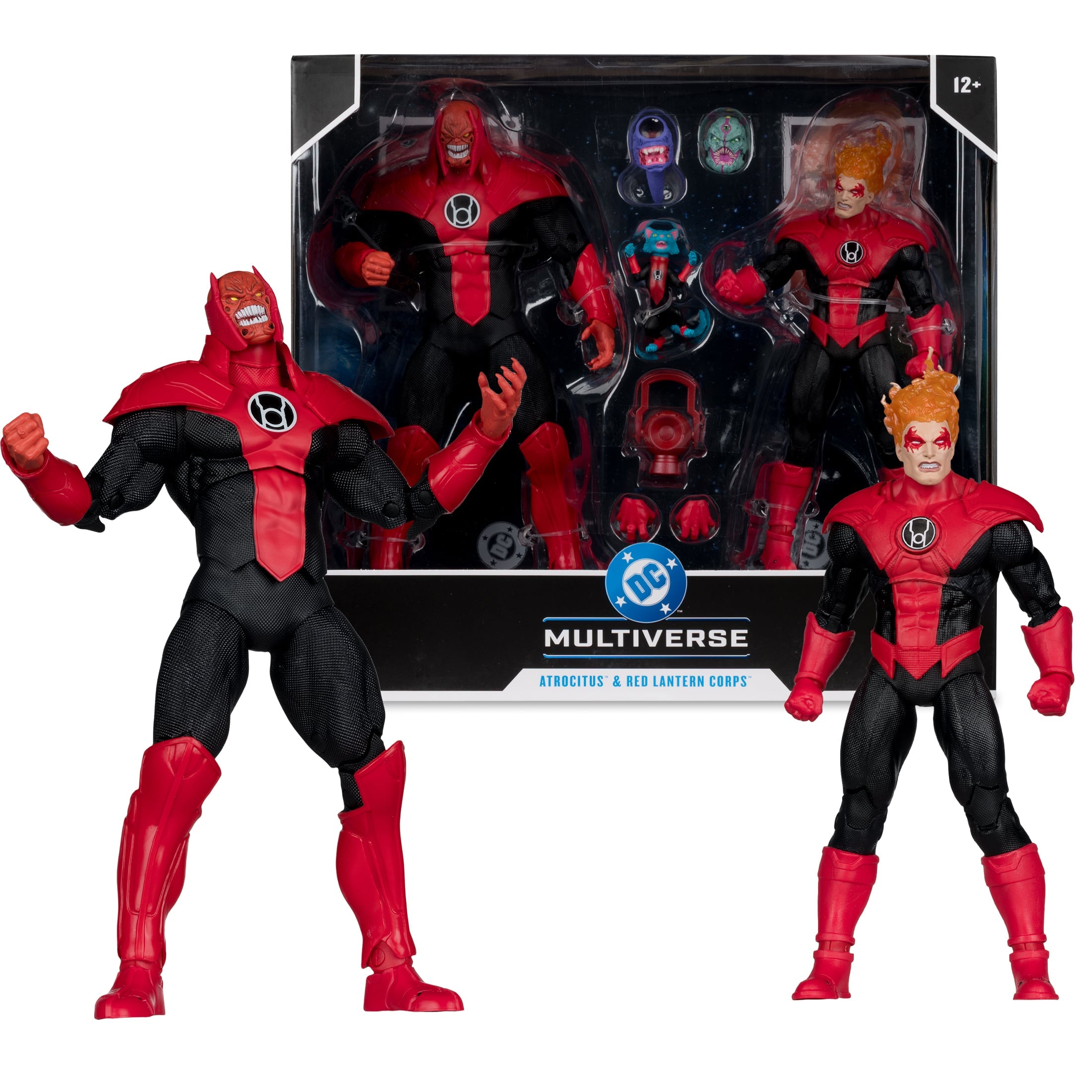 Atrocitus Red Lantern Corps DC Multiverse 7-Inch Two-Pack — Out of Box with Retail Package