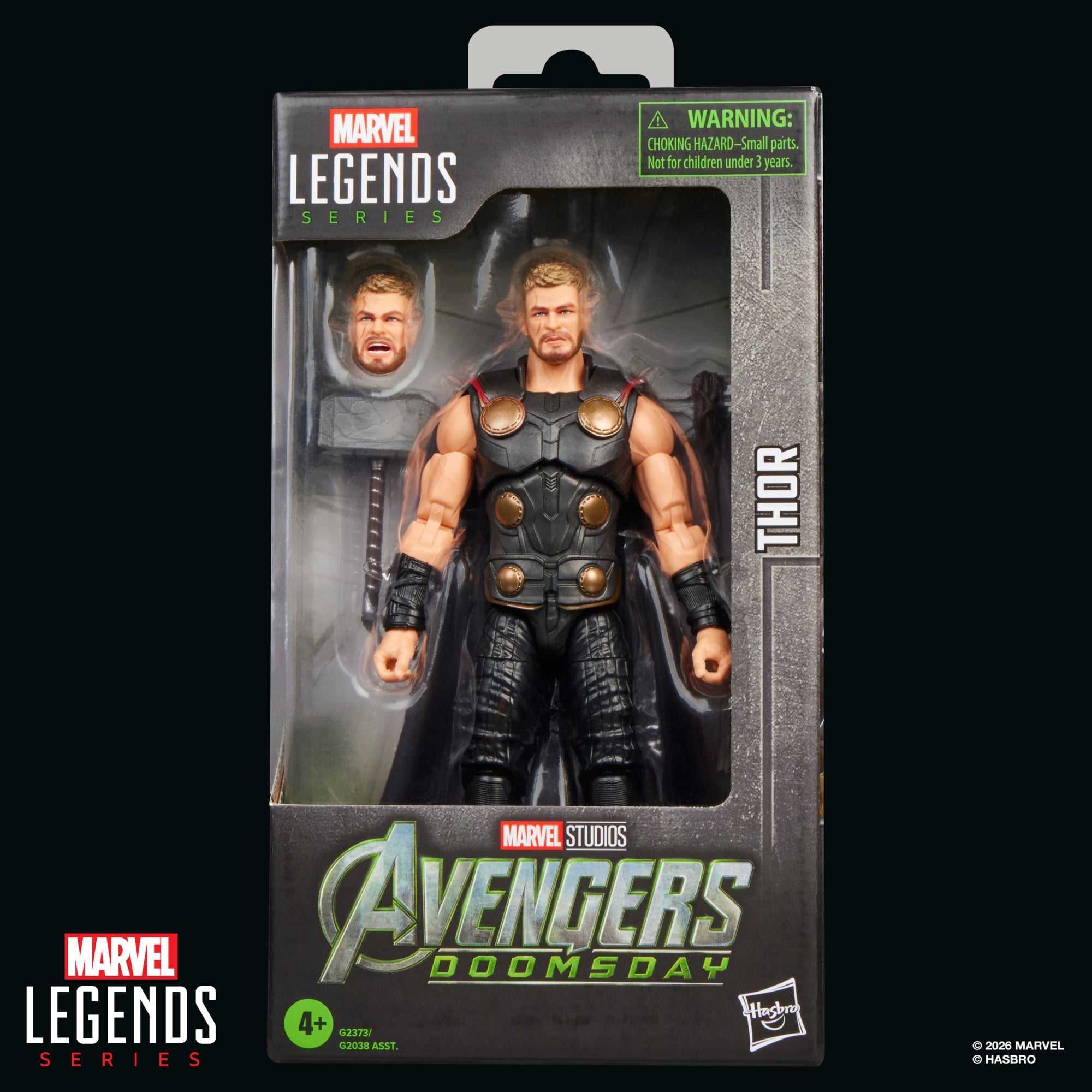 Thor Avengers Doomsday Marvel Legends 6-Inch Figure — Package Front View in Box