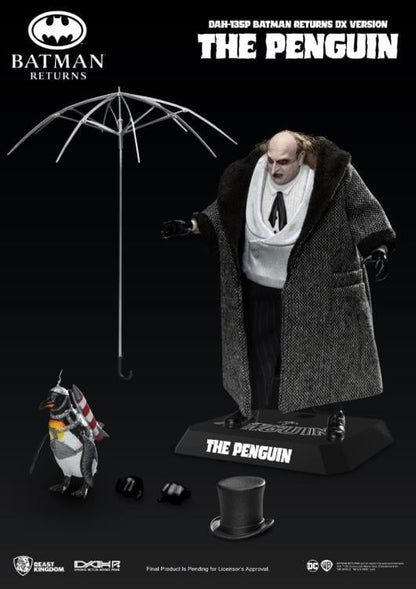Penguin DAH-135P Batman Returns DX 8-Inch Figure — Accessories Included Display with Stand Mini Penguin Umbrella and Top Hat
