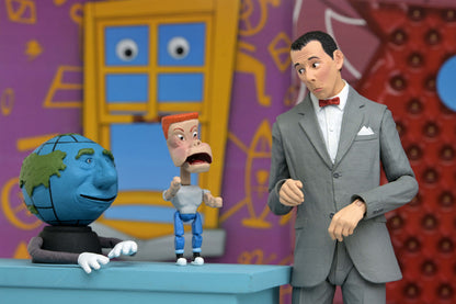 Pee-Wee Herman NECA Ultimate 7-Inch Figure — Surprised Expression Pose with Globey and Randy Figure Detail
