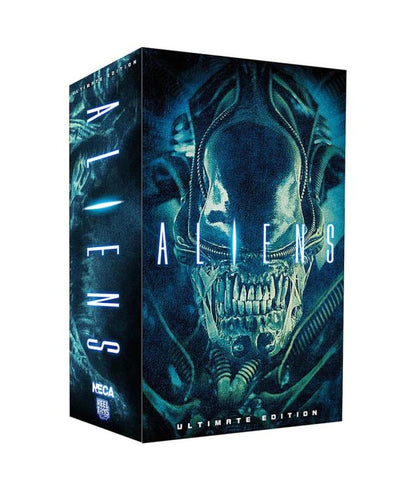 Aliens Ultimate Edition NECA Collector Box — Package Front and Side View