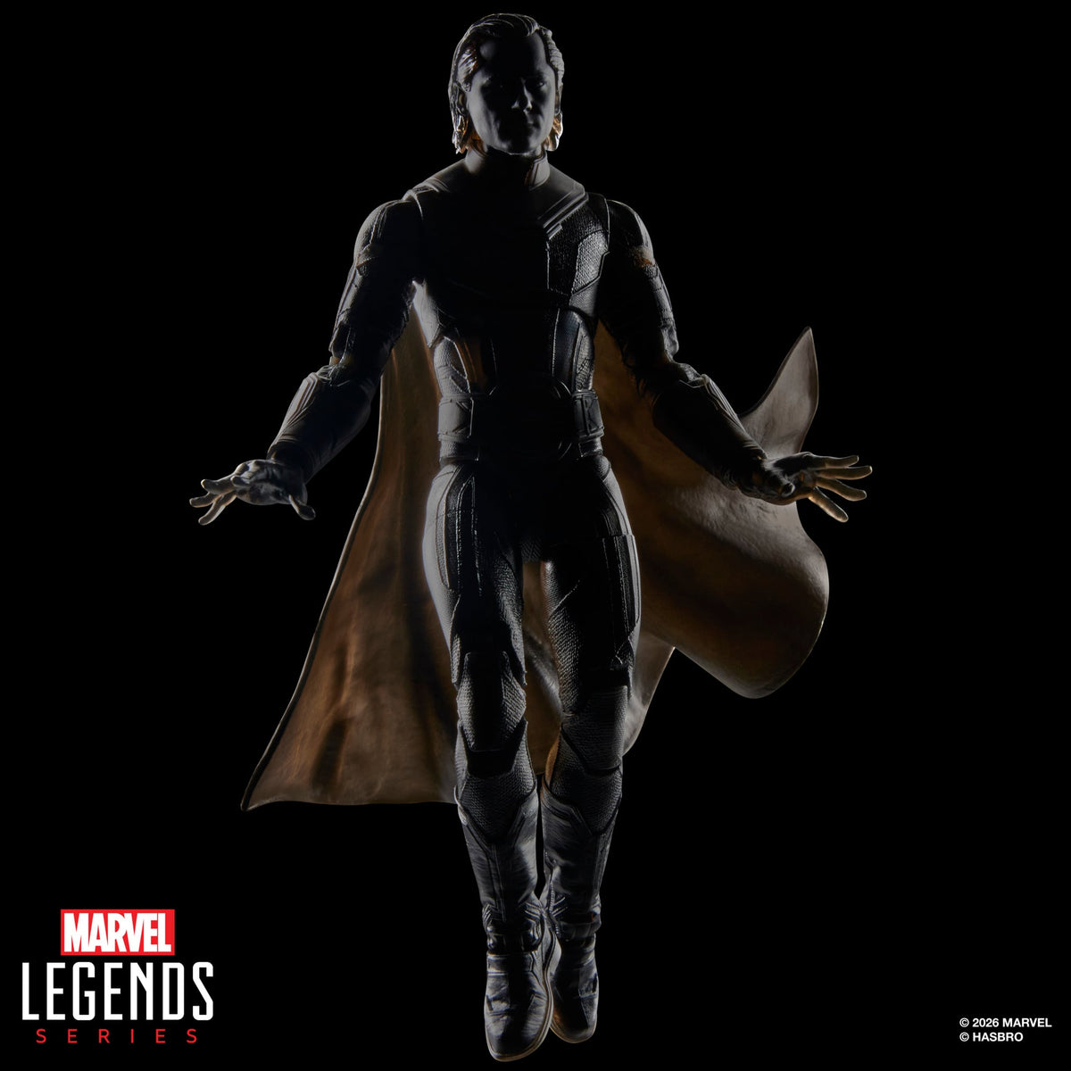 The Void Marvel Legends Thunderbolts 6-Inch Figure — Low-Key Dramatic Front View Arms Outstretched