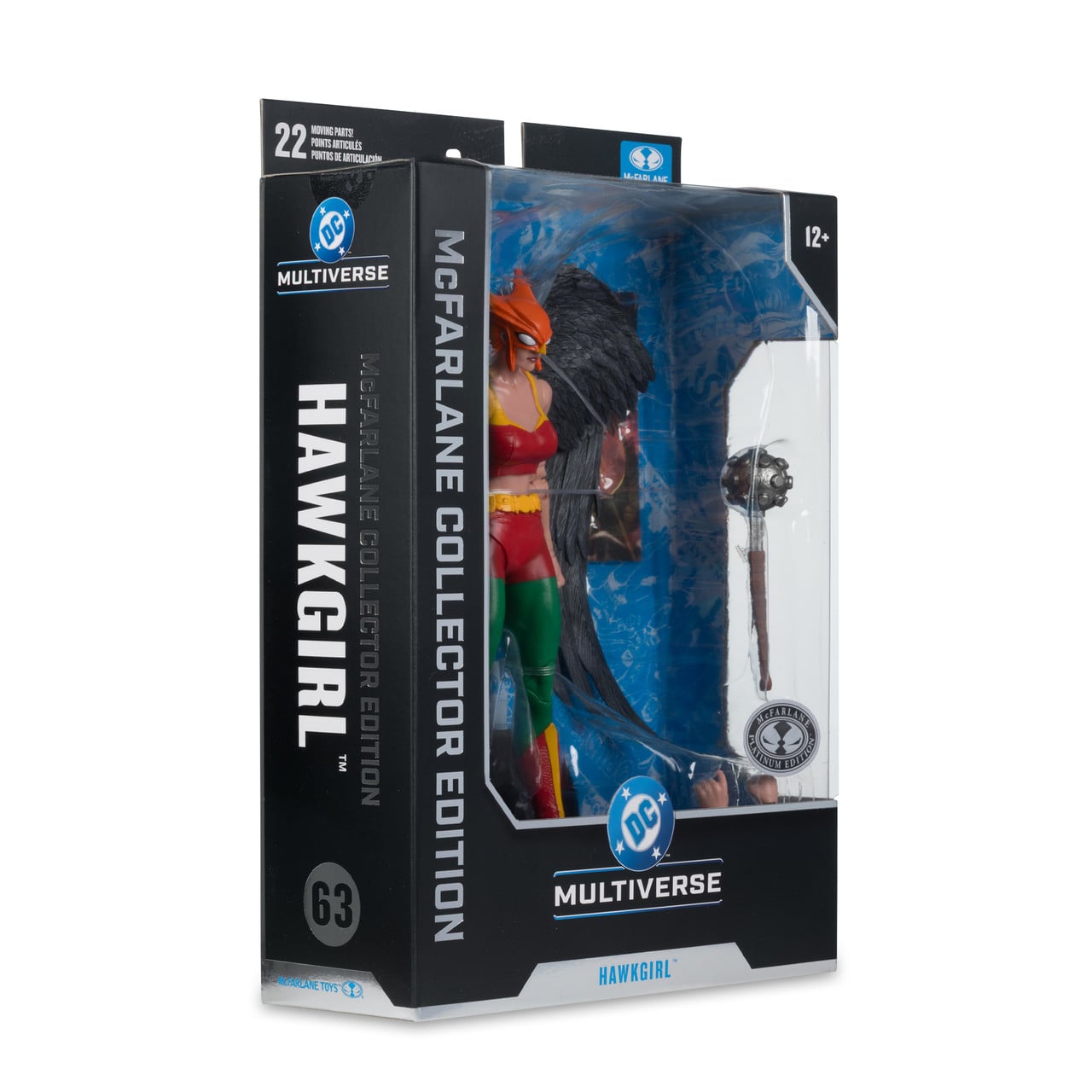 Hawkgirl DC Multiverse Collector Edition 7-Inch Figure — Package Side View with Box Art