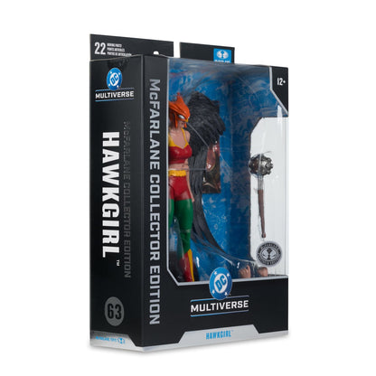 Hawkgirl DC Multiverse Collector Edition 7-Inch Figure — Package Side View with Box Art