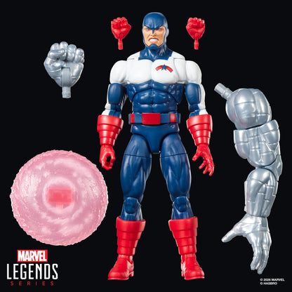 U.S. Agent (Force Works) Marvel Legends 6-Inch — Front View with Accessories Included