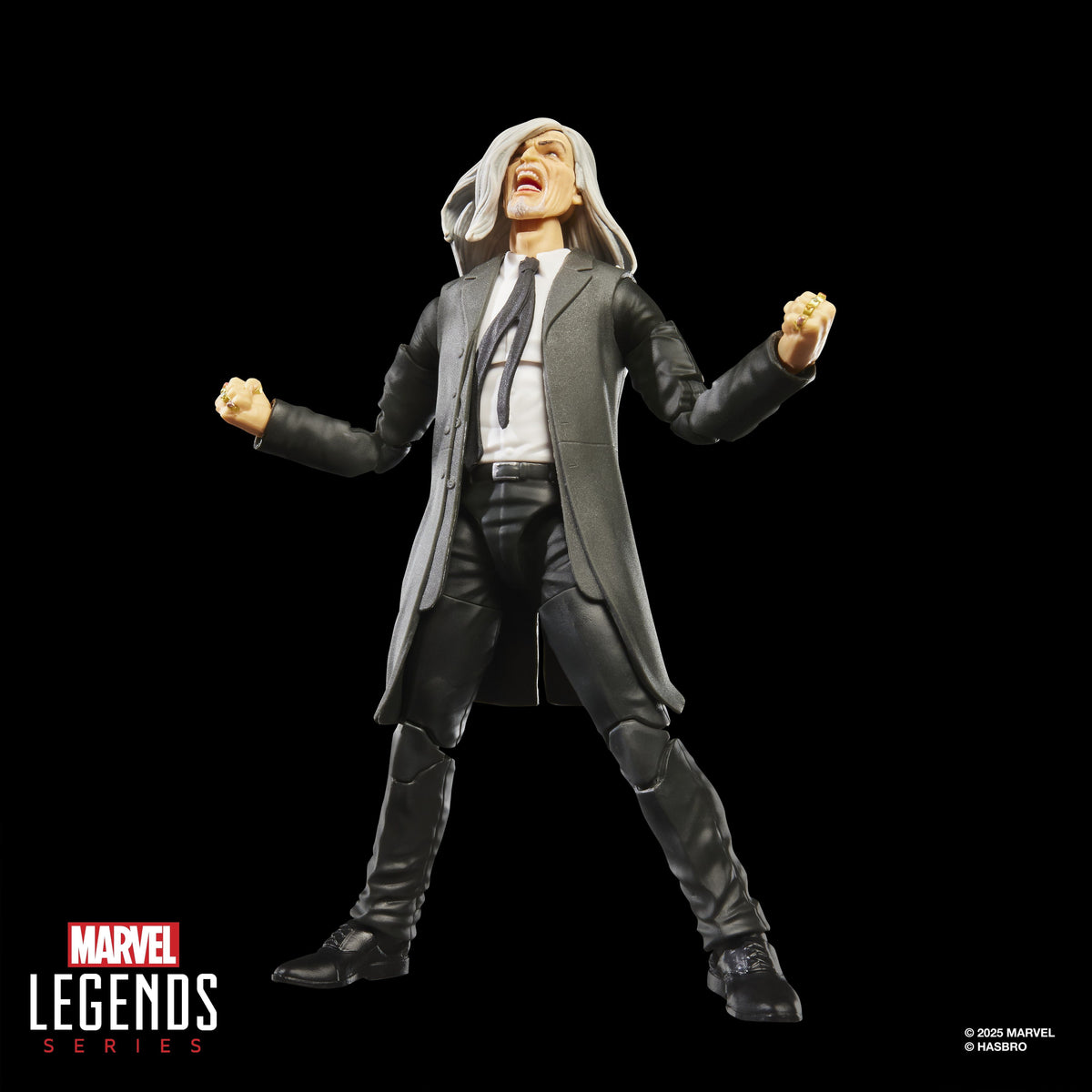 Mandarin Marvel Legends 6-Inch Figure — Alternate Enraged White-Hair Head Sculpt Pose