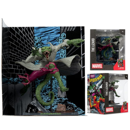 The Lizard McFarlane Marvel 1/10 Scale Figure — Package Detail with Retail Box Variants