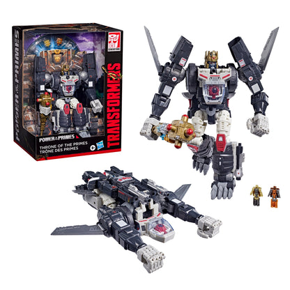 Optimal Optimus Power of the Primes — Throne of the Primes Box Front with Figure and Contents Display