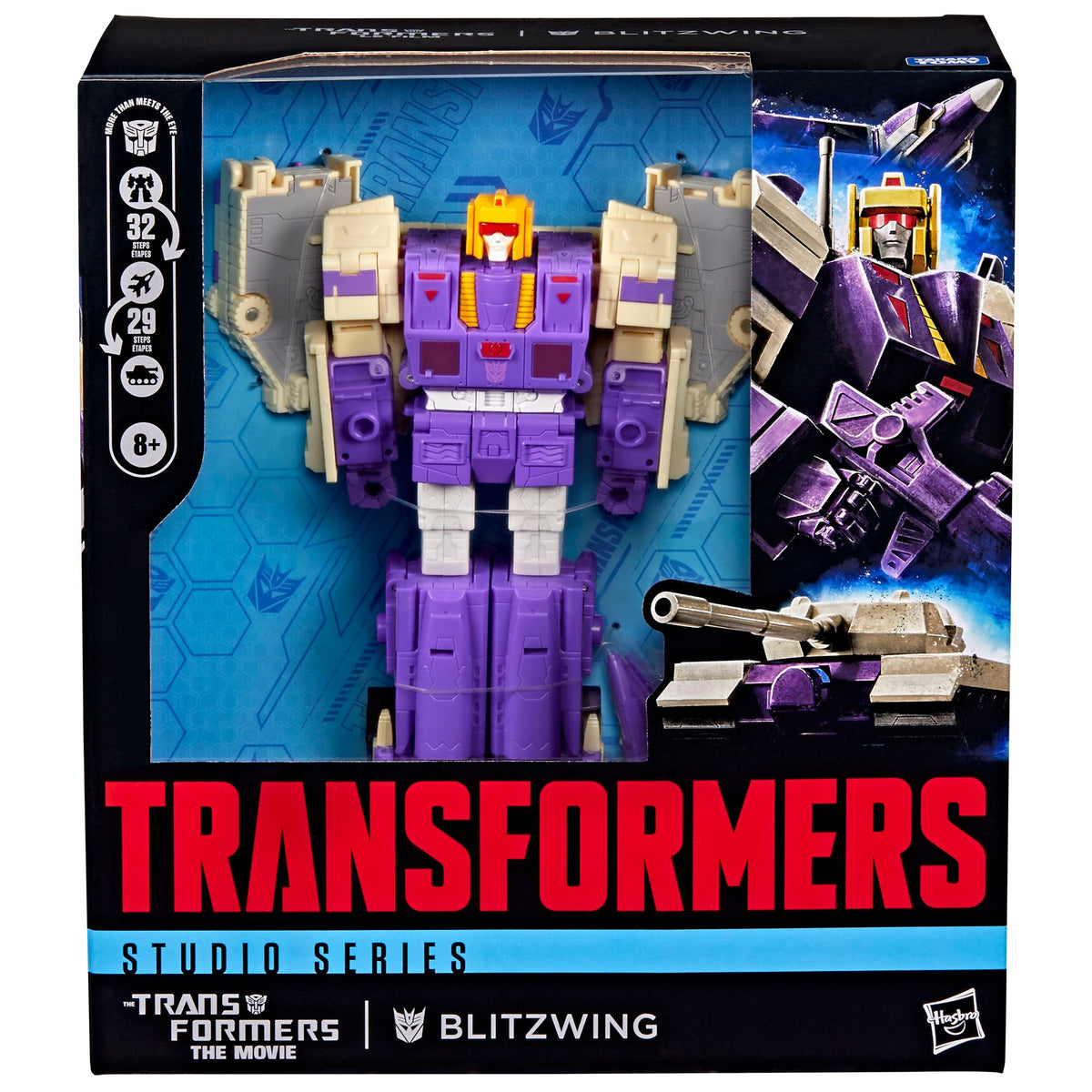 Blitzwing Studio Series 86 Leader 7-Inch Figure — Box Front with Window Detail