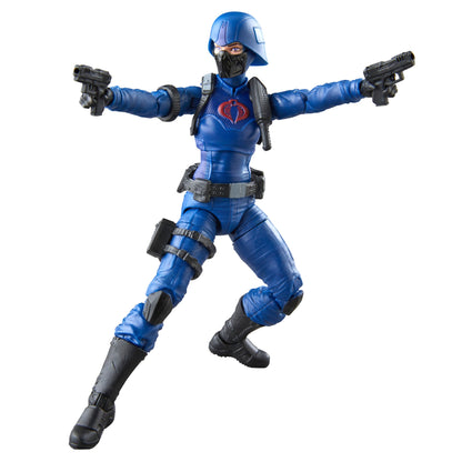 Cobra Valkyrie G.I. Joe Classified Retro 6-Inch Figure — Articulation Pose Dual Pistols Extended