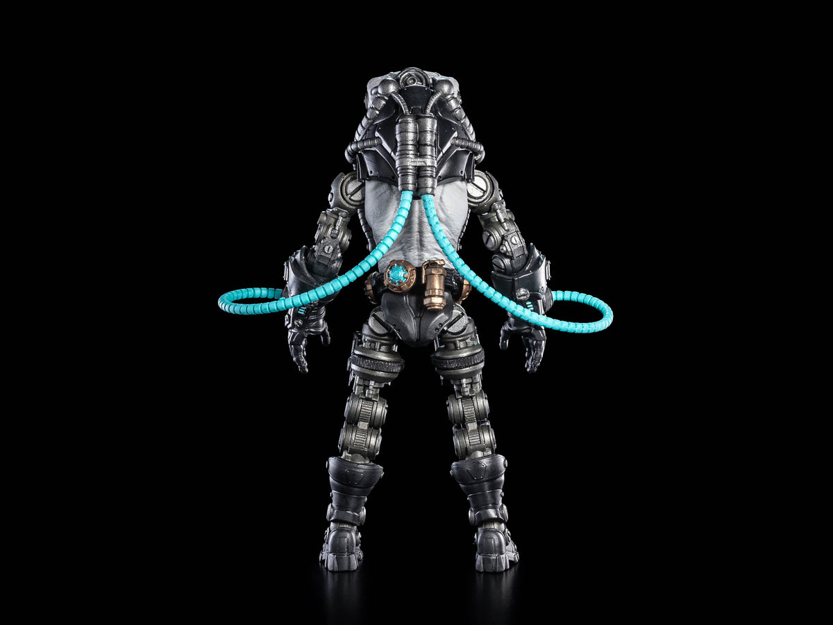Brainer Cosmic Legions 6-Inch Figure — Back View Showing Cybernetic Back Detail
