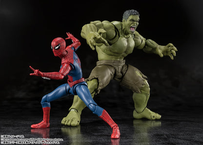 Spider-Man Brand New Day S.H.Figuarts 6-Inch Figure — Scale Comparison with S.H.Figuarts Hulk