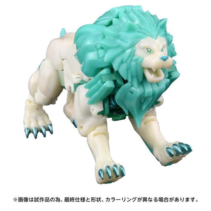 Green Lio Convoy New Legends NL-01 Figure — Lion Alt Mode Crouching Pose